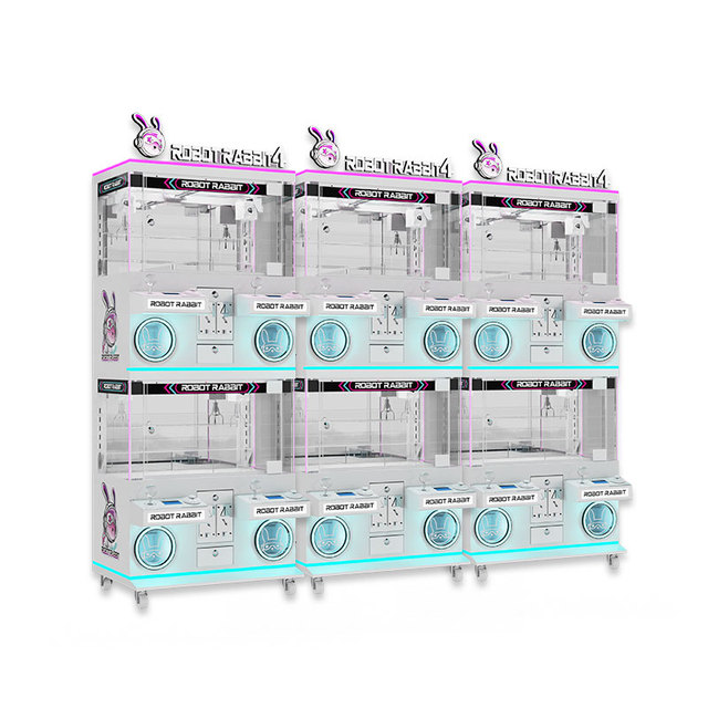 Factory Sale 4 Player Best Quality Metal Claw Crane Machine Commercial Coin Operated Doll Vending Machine
