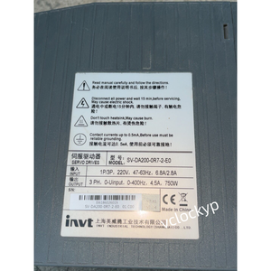 1 ชิ้นใช้ไดร์เวอร์เซอร์โว INVT SV-DA200-0R7-2-E0 220V 750W - Product Image 3