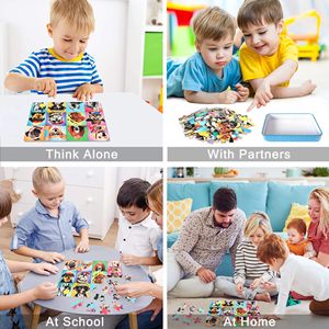 Rompecabezas de Madera de Princesas, 60 Piezas, Rompecabezas Educativos para Niños y Niñas, Juguetes en Caja de Metal, 60 Piezas - Product Image 4