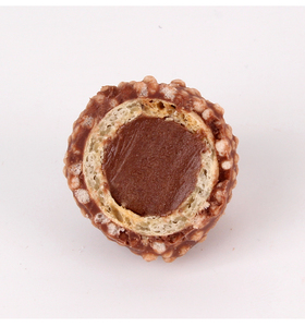 Boîte cadeau personnalisée en gros, gaufrettes fourrées à la sauce chocolat au cacao de qualité supérieure, boules de chocolat dorées, friandises croquantes et pralines - Product Image 3