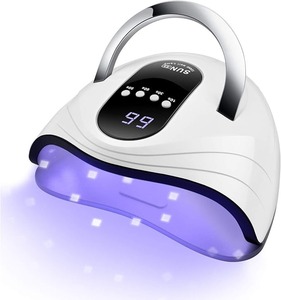 Lámpara UV LED de 120W para Curado de Esmalte en Gel con 4 Temporizadores, Asa Portátil, Gran Espacio y Sensor Automático - Product Image 1