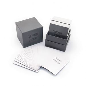Custom <b>Card</b> Game Rigid <b>Box</b> Cmyk Printing Paper Playing Entertainment Affirmation <b>Cards</b> Motivational Words - Product Image 4
