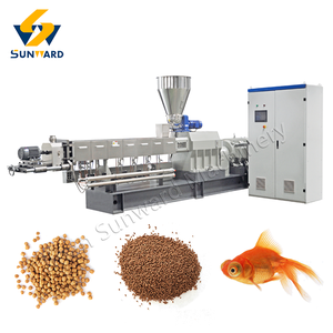 Machine à granulés d'aliments pour poissons aquatiques Machine d'extrudeuse d'aliments flottants Fabricant de machines Ligne de production d'aliments pour poissons Tilapia Prix - Product Image 1