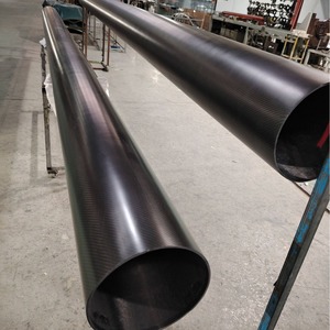 Tubo de Fibra de Carbono Mate de Gran Diámetro 3k Twill - Alta Resistencia y Ligereza, Dimensiones de 4mm a 500mm - Product Image 4
