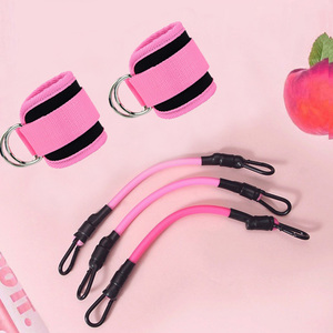Bandes de résistance Leajoy 2024 TPE avec sangle de cheville et attache de cheville, élasticité extensible pour la <span class=keywords><strong>musculation</strong></span> - Product Image 2