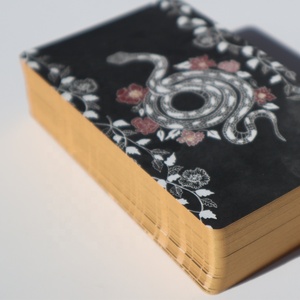 ไพ่ทาโรต์สำหรับทั้งด้านหน้าและด้านหลังทั้งสองด้านพิมพ์ลายขอบทองด้วยกระดาษพรีเมียมคุณภาพ - Product Image 5