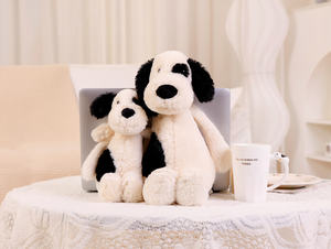 Haute qualité joli cadeau personnalisé animaux en peluche jouets chiens en peluche multi couleurs doux en peluche mignon chien en peluche chien jouets pour chiens - Product Image 5