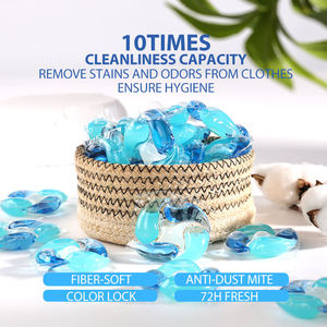 Capsules de lessive 10X Nettoyantes Marque Blanche OEM – Puissant Détachant, Protection Couleurs, Anti-acariens, Adoucissant Textiles – Vente en Gros - Product Image 3