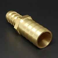 2.5 3 4 6 8 10 12 14 16 19 25 32 mm tuyau Barb Hosetail droit réducteur adaptateur transfert laiton raccord de tuyau eau gaz