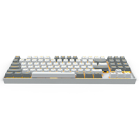 Teclado Mecánico Personalizado para Juegos, 89 Teclas, USB Tipo-C, RGB LED, Cableado, para Sistemas Windows/Android/Linux, Teclas Programables