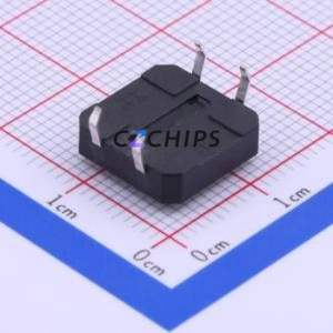 TC-1103-B-A Tactile Switch Through hole Component THT-4P,12x12mm Switch Single Pole Single Throw Round Button 1.6N Through Hole - Product Image 2