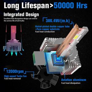 Ampoule <span class=keywords><strong>de</strong></span> phare LED haute puissance sans erreur D1s D2s D3s D4s D5s D8s, pièces <span class=keywords><strong>de</strong></span> rechange originales HID pour voiture, 12v 24v D1s phare LED - Product Image 4