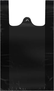 Camisetas de plástico reutilizables y desechables Bolsas de la compra de comestibles para supermercados para llevar alimentos Bebidas para uso en restaurantes - Product Image 4