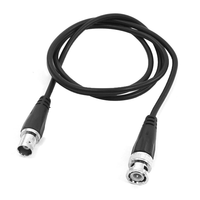 Cable de Extensión Coaxial SYK Personalizado BNC Macho-Hembra RG58 50 Ohm para Uso en Electrodomésticos, Revestimiento de PVC, Conductor de Cobre Puro, 1.5m de Longitud