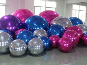Ballon gonflable géant commercial en or et en argent Décoration d'événement colorée <span class=keywords><strong>Suspension</strong></span> flottante <span class=keywords><strong>Boule</strong></span> publicitaire - Product Image 6