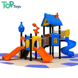 Équipement de terrain de <span class=keywords><strong>jeu</strong></span> pour enfants en métal écologique pour l'extérieur, avec plusieurs toboggans, plateforme d'escalade et panneaux de <span class=keywords><strong>jeu</strong></span> pour les écoles maternelles et les jardins d'enfants - Product Image 1
