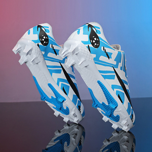 Zapatos de fútbol de alta calidad para jóvenes, zapatos de entrenamiento deportivo, zapatos de fútbol profesionales para exteriores, zapatos de fútbol de cuero, zapatillas deportivas. - Product Image 2