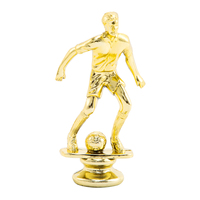 Pièces de trophées de joueur de football ABS plaqué or de haute qualité avec personnalisation GZ58