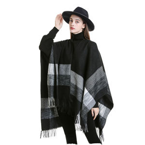 <strong>Traditional</strong> Polyester <strong>Scarf</strong> <strong>Shawl</strong> Women's Jacquard Cashmere <strong>Shawl</strong> Warm Jacquard Floral Design Autumn Polyester Winter Wrap Logo - Product Image 1