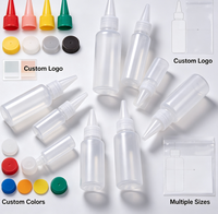 Bouteille Boston en PET de 100 ml (3,3 oz) avec bouchon à embout, sérigraphiée, pour cosmétiques, huiles capillaires, nettoyants visage et parfums - Vente en gros