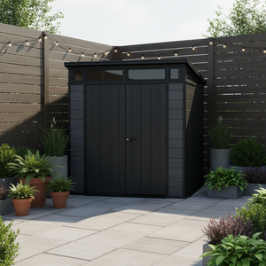 Casetta da <span class=keywords><strong>Giardino</strong></span> Moderna in Plastica per Esterni 6X4 8X6FT - Product Image 4