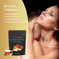 Thé noir biologique naturel aux herbes chinoises pour la vitalité masculine, sachets de thé énergisant et stimulant à la maca pour la santé masculine, durée de conservation 3 ans