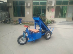Small Flat Brick Three Wheeled Truck Construction Transport Climbing Ability Flatbed Type Brick <b>Puller</b> Hand Operated Du - Product Image 6