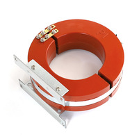 Transformador de corriente de secuencia cero de alta frecuencia CT Bobina toroidal monofásica de alto voltaje Tipo de perforación de gabinete inflable