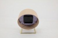 Jam Alarm meja logam Retro kamar tidur, Jam Alarm Analog Vintage, tidak bersuara, samping tempat tidur, ruang tamu, hadiah kamar tidur