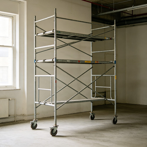 Adjustable Multifunctional Heavy Duty Corrosion-resistant Baker Rolling Scaffolding for <strong>Builder</strong> Use Indoor/Outdoor Hotel - Product Image 5
