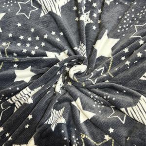Couverture en flanelle gris foncé, couvre-lit en fourrure douce avec couverture d'animation d'étoile imprimée pour un usage domestique sur un <span class=keywords><strong>canapé</strong></span> ou un <span class=keywords><strong>canapé</strong></span> - Product Image 2