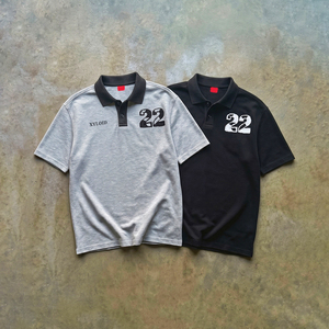 Polo de rugby à manches courtes 100 % coton avec patch brodé, coupe ajustée, design personnalisé, fabricant de polos de rugby - Product Image 1