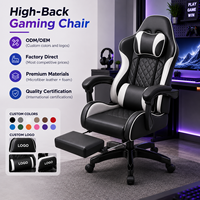 Chaise de jeu inclinable ALINUNU pour usage domestique, vente en gros directe d'usine, avec appui-tête plus large