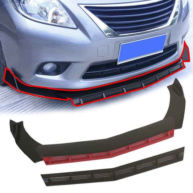 Cản Trước Xe Chrome Lip Dành Cho Mercedes C Class W212 W211 E320 Amg A45 W176 Sedan Cla180 C63S W205