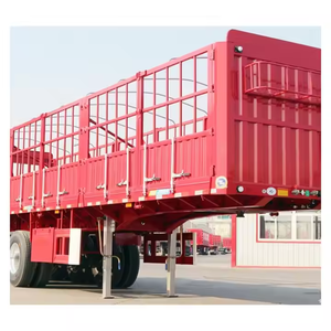 ZHONGSHENGTIANQI Semi-remorque de clôture de piquet en acier à 3 essieux Capacité de charge utile de 100t Origine du Shandong - Product Image 2