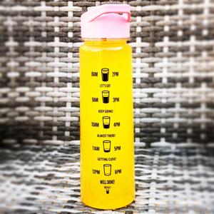 <strong>Personalised</strong> Hydration tracker Water <strong>Bottle</strong>, plastic reusable recycled PET 24oz sport drinking <strong>bottle</strong> - Product Image 3