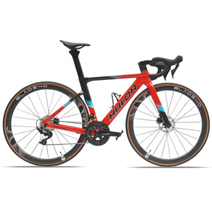 Bicicleta de Carretera de Fibra de Carbono <span class=keywords><strong>VICTORIA</strong></span> con Doble Freno de Disco, Cableado Interno Completo, 22 Velocidades, Bicicleta Aerodinámica para el Tour de <span class=keywords><strong>Francia</strong></span>, Rígida - Product Image 1