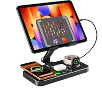 6-in-1 draadloos oplaadstation magnetische oplader opvouwbare oplaadstandaard opvouwbaar oplaadstation voor Apple