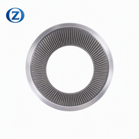 Tuyau de filtration Johnson en acier inoxydable 316L sur mesure, résistant à la corrosion, avec fil en forme de coin pour le contrôle du sable dans les puits pétrolifères