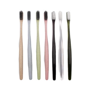 Cepillo de Dientes de Paja de Trigo Biodegradable Hecho a Medida, 18.9 cm, Cerdas Suaves, Manual, para Uso Doméstico, para Adultos - Product Image 5