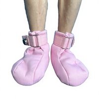 Nouvelles bottes thérapeutiques verrouillables avec semelles intérieures à rivets sensoriels pour adultes ayant des besoins spéciaux, chaussures anti-démontage
