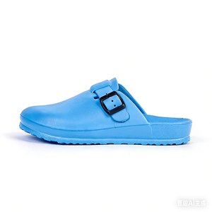 Chaussons ANNO EVA bleus légers antidérapants pour salle blanche, chaussures imperméables pour infirmières, hôpitaux, médecins, cliniques, t-shirts - Product Image 1