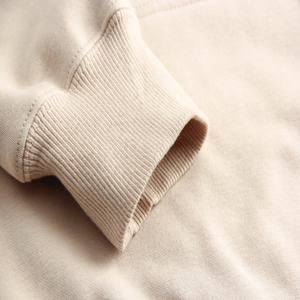 เสื้อฮู้ดทรงโอเวอร์ไซส์ของผู้ชายสีพื้นหนาพิมพ์ลายได้ตามต้องการ - Product Image 5