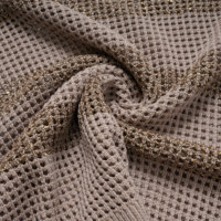 Nouveau pull ample amincissant en maille ajourée de soie de mûrier et lin pour femme, collection Printemps-Été 2026