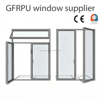 Fournisseur de fabrication de fenêtres en PU à arche 4SG, 4 niveaux, étanches, coupe-vent, résistantes au feu, design élégant pour maisons et bureaux