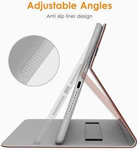 Étui Folio en cuir de qualité supérieure avec porte crayon <span class=keywords><strong>Apple</strong></span>, étui de protection pour <span class=keywords><strong>iPad</strong></span> <span class=keywords><strong>Pro</strong></span> 9.7/Air 2/Air 9.7 pouces 5e/6e génération - Product Image 5