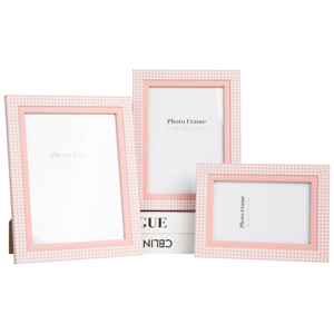 HOMCO, nuevo diseño, encantador patrón <span class=keywords><strong>de</strong></span> <span class=keywords><strong>cuadros</strong></span> rosa, marco <span class=keywords><strong>de</strong></span> fotos moderno MDF personalizado para niños, decoración creativa fresca para el hogar - Product Image 6