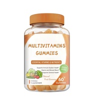 Bonbons gommeux multivitaminés à marque privée, vitamines et minéraux pour enfants, soutien immunitaire complet pour le bien-être quotidien