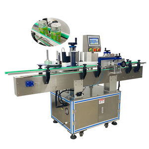 Máquina etiquetadora de botellas de tarros redondos verticales completamente automática CE puede con codificador de Fecha - Product Image 4