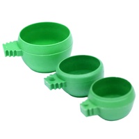 Lot de mini-cages décoratives pour oiseaux - Accessoires suspendus en plastique pour l'aménagement intérieur des volières, décoration d'habitat confortable